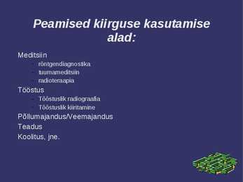 Kiirgus ja Kiirguskaitse #6