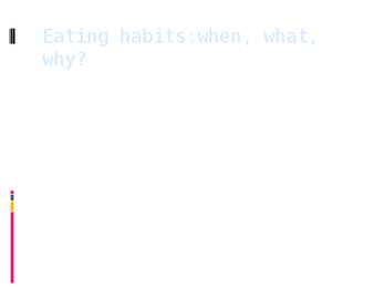 Eating habits #4