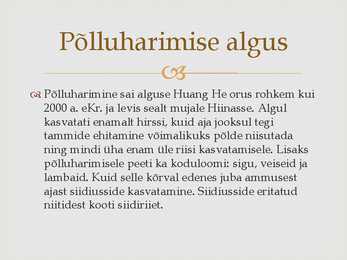 Vana-Hiina kokkuvõttev konspekt #4