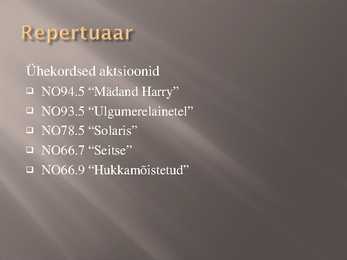 Teatriprojekt NO99 Slaidikava #6