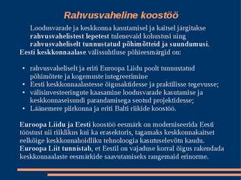 Loodus- ja keskkonnakaitse Eestis ja Maailmas #9