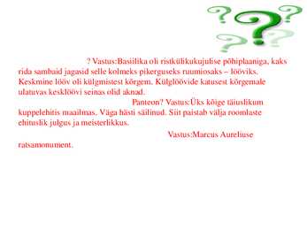 Rooma arhitektuur esitlus #8