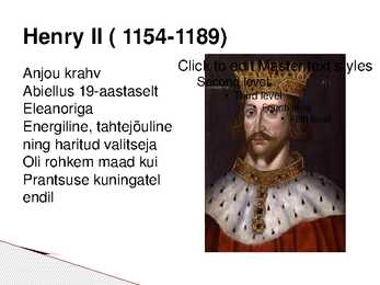 Keskaegne Inglismaa #7