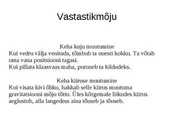 Kehade vastastikmõju mõiste-liigid ja näited #3