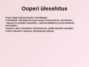 Üleüldist ooperist #5