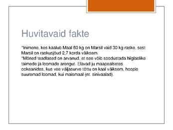 Powerpoint planeet Marsi kohta #8