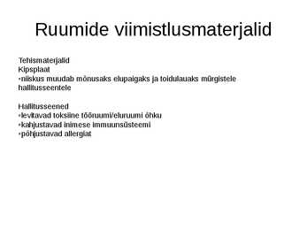 Arvutikasutaja terviseriskid #17