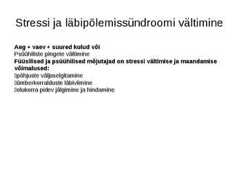 Arvutikasutaja terviseriskid #7
