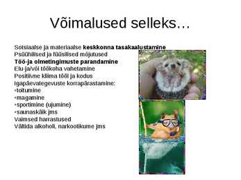 Arvutikasutaja terviseriskid #8
