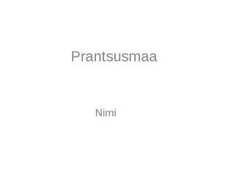 Prantsusmaa valitsemine
