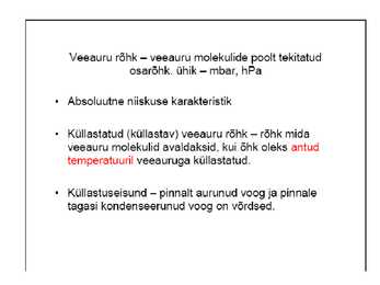 Õhuniiskus #3