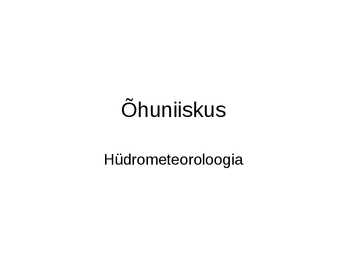 Õhuniiskus
