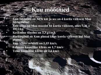 Kuu ja varjutused #3