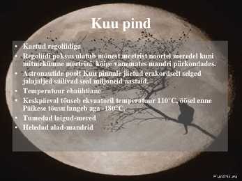 Kuu ja varjutused #4