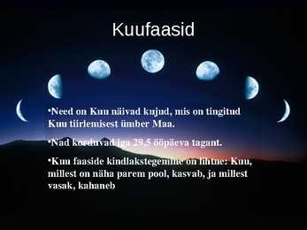 Kuu ja varjutused #6