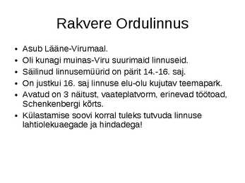 Kolm Eesti vaatamisväärsust #8