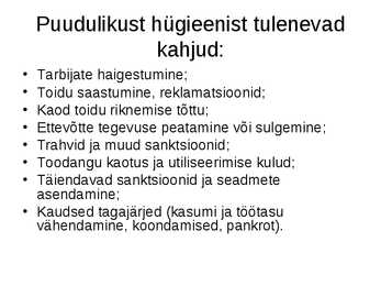 Toiduhügieen #9