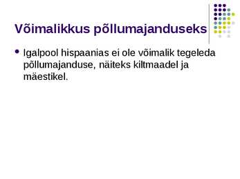 Hispaania põllumajandus #10