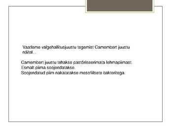 Piimast valgehallitusjuustu saamine #11