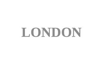 London - Inglismaa pealinn