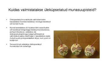 Munavormid slaid #8