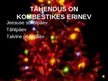Powerpoint esitlus jõulud #2