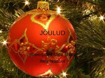 Powerpoint esitlus jõulud