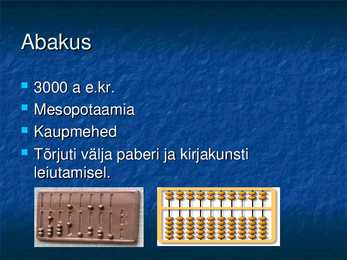 Arvutite ajalugu presentatsioon #2
