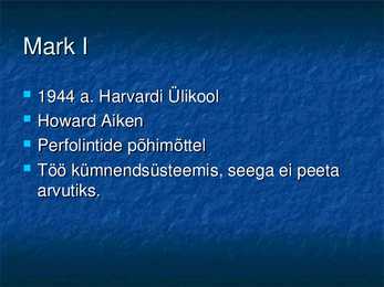 Arvutite ajalugu presentatsioon #11