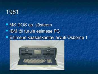 Arvutite ajalugu presentatsioon #19