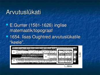 Arvutite ajalugu presentatsioon #3
