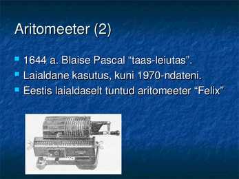 Arvutite ajalugu presentatsioon #5