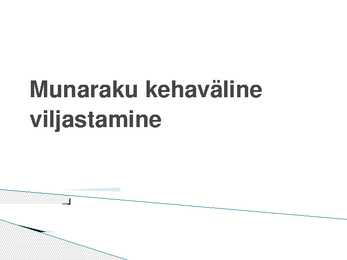 Munaraku kehaväline viljastamine
