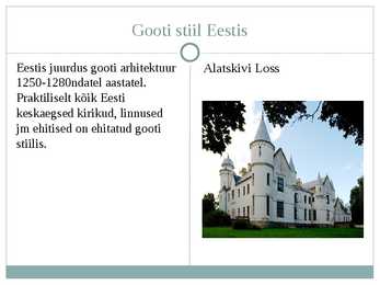 Lühikokkuvõte gooti stiilist keskajal #6
