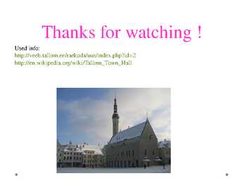 Tallinn Town Hall ehk Tallinna Raekoda #9