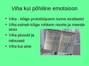 Emotsioonid-eestlaste sõnavara #19