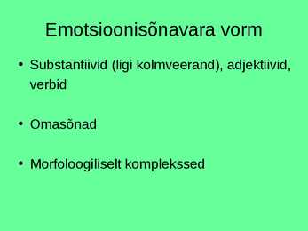 Emotsioonid-eestlaste sõnavara #8