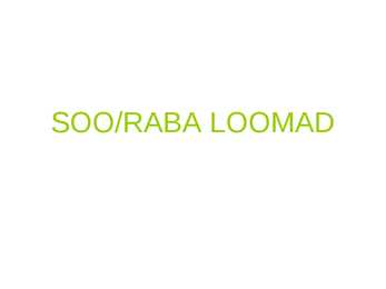 Eesti ulukid-soo raba loomad ja taimed #17