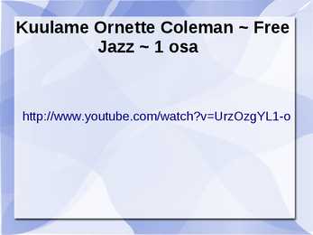 Free Jazz slideshow #6