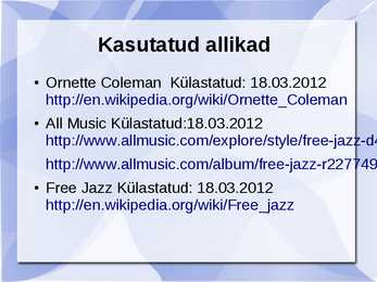 Free Jazz slideshow #7