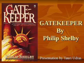 Gatekeeper-raamatu kokkuvõte inglise keeles