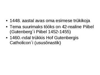 Johannes Gutenberg elulugu #4