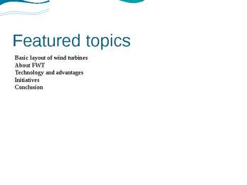 Floating Wind Turbines #2