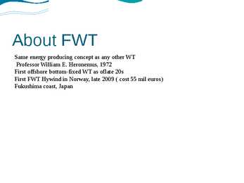 Floating Wind Turbines #5