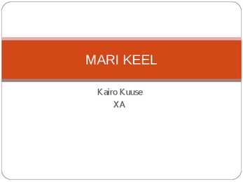 Mari keel