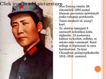 Mao Zedong powerpoint ettekanne #2