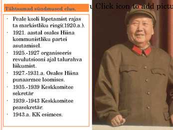 Mao Zedong powerpoint ettekanne #4