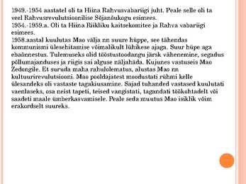 Mao Zedong powerpoint ettekanne #5