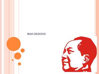 Mao Zedong powerpoint ettekanne
