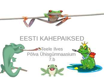 Eesti kahepaiksed